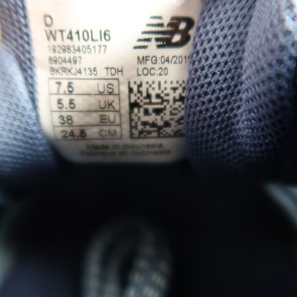 New Balance Shoe Women 7.5 Athletic Trail Running Sneaker All Terrain 410v6 Blue - Picture 15 of 16